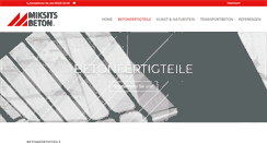 Desktop Screenshot of miksits-beton.com